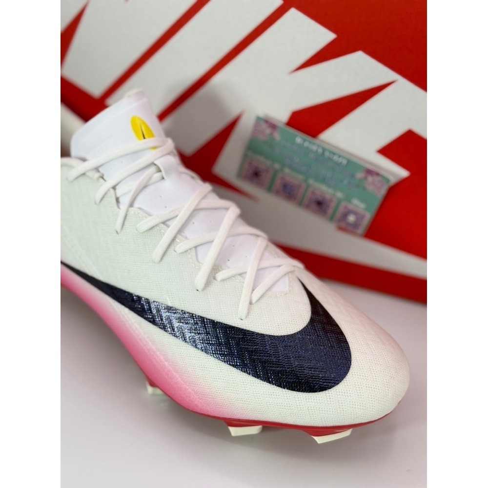 Nike Air Zoom Mercurial Vapor 15 Academy FG/MG Soccer Cleats White SZ 13 - Picture 2 of 10